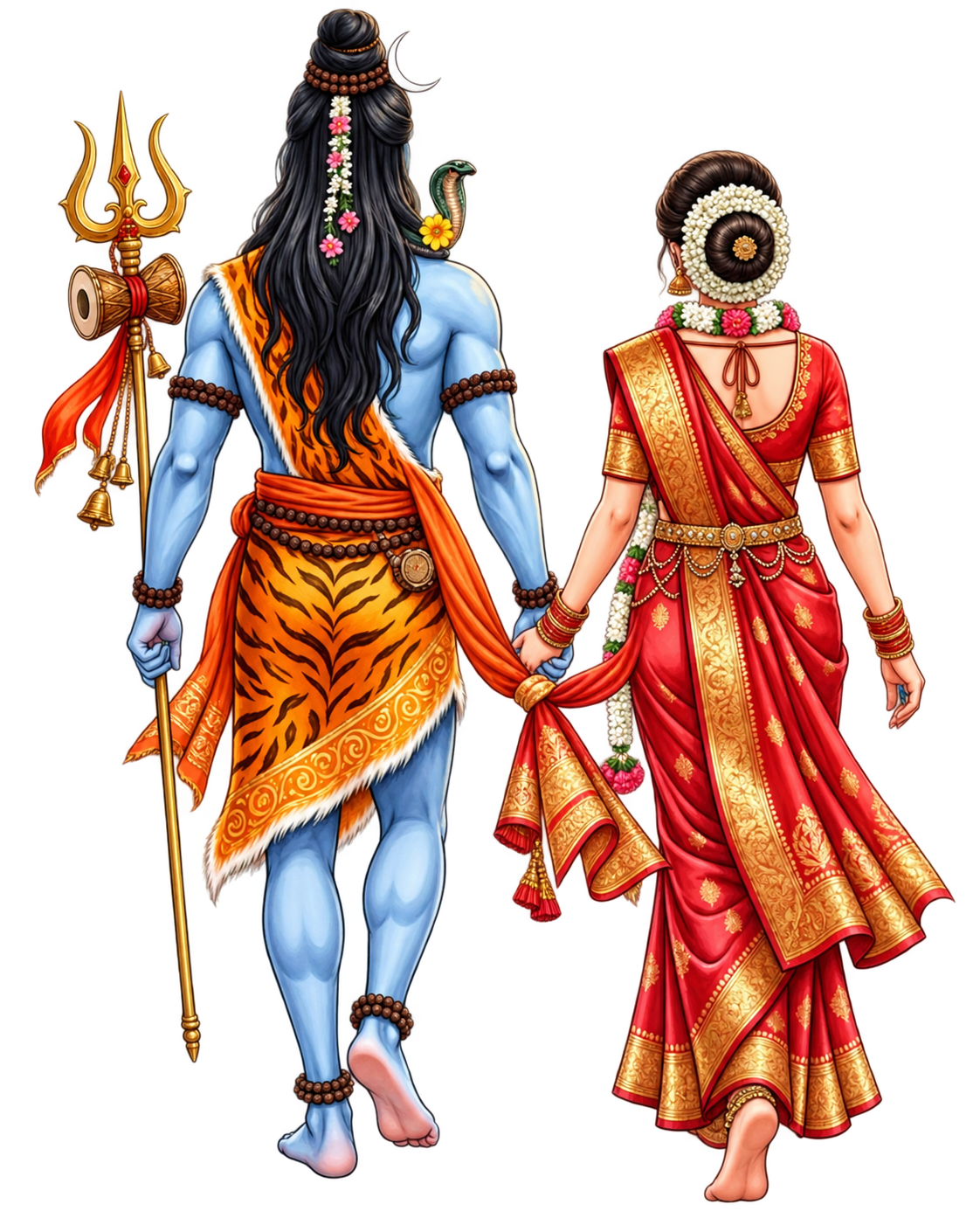 Shiv and Parvati